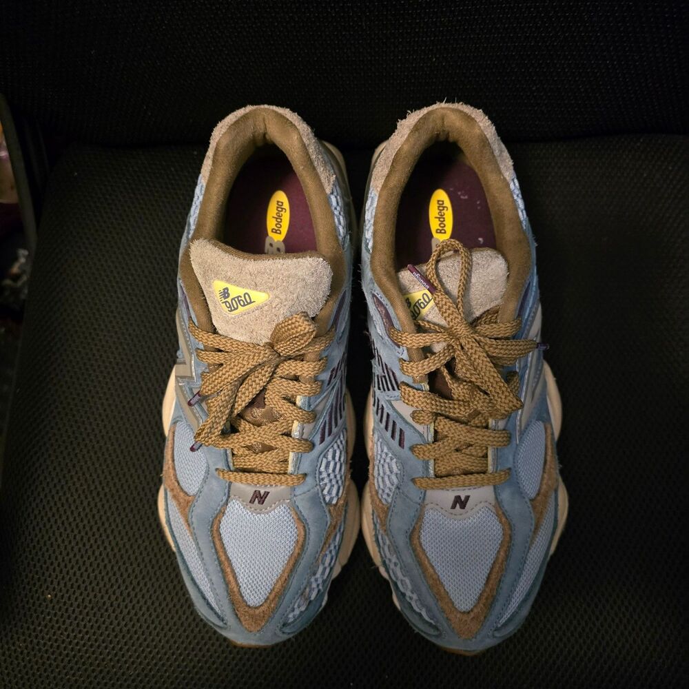 New Balance x Bodega 9060 "Age Of Discovery" Blue/Brown/Gray  Sneaker Sz 9.5